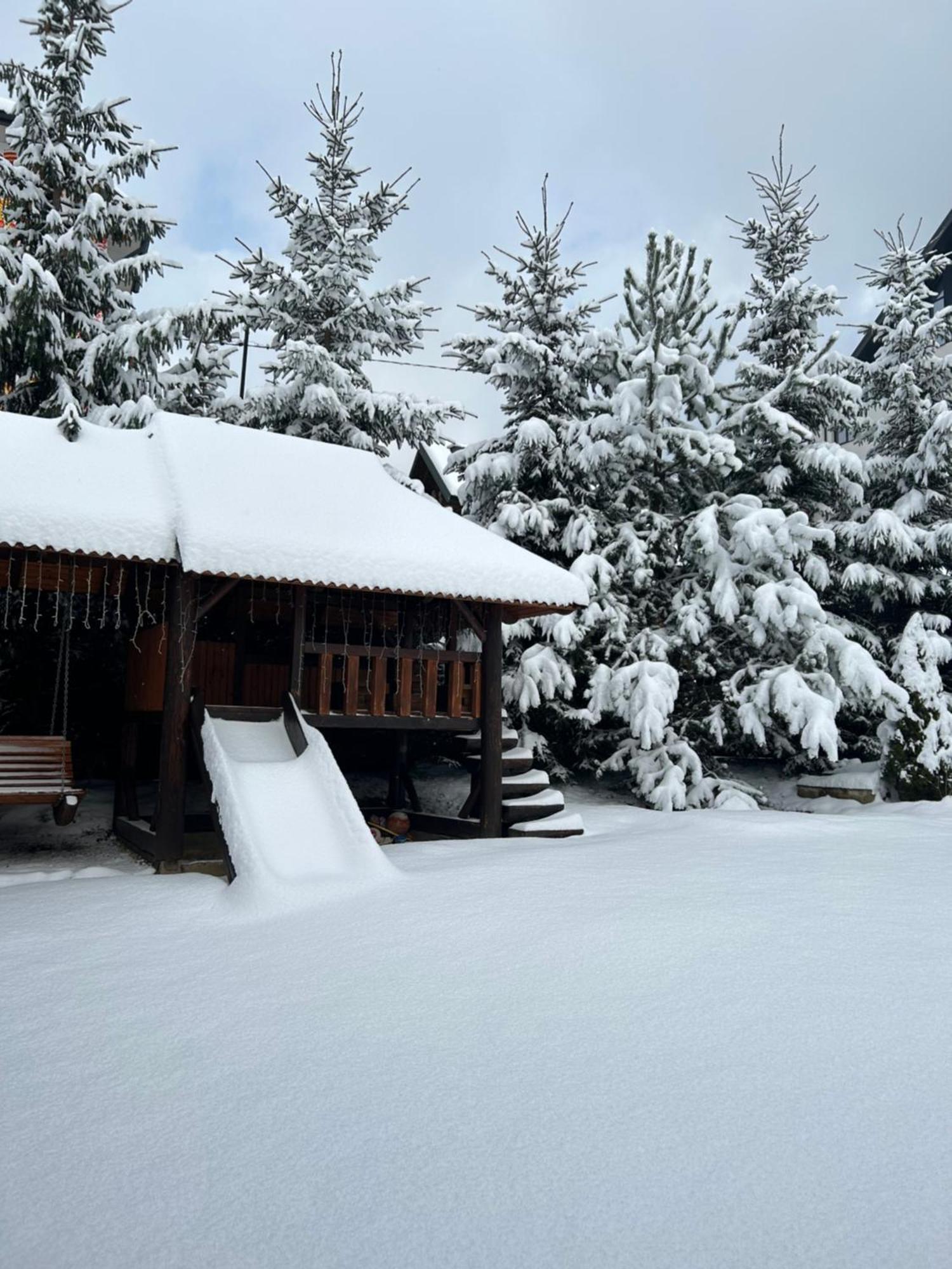 Guest House Kaspiy Bukovel Bagian luar foto