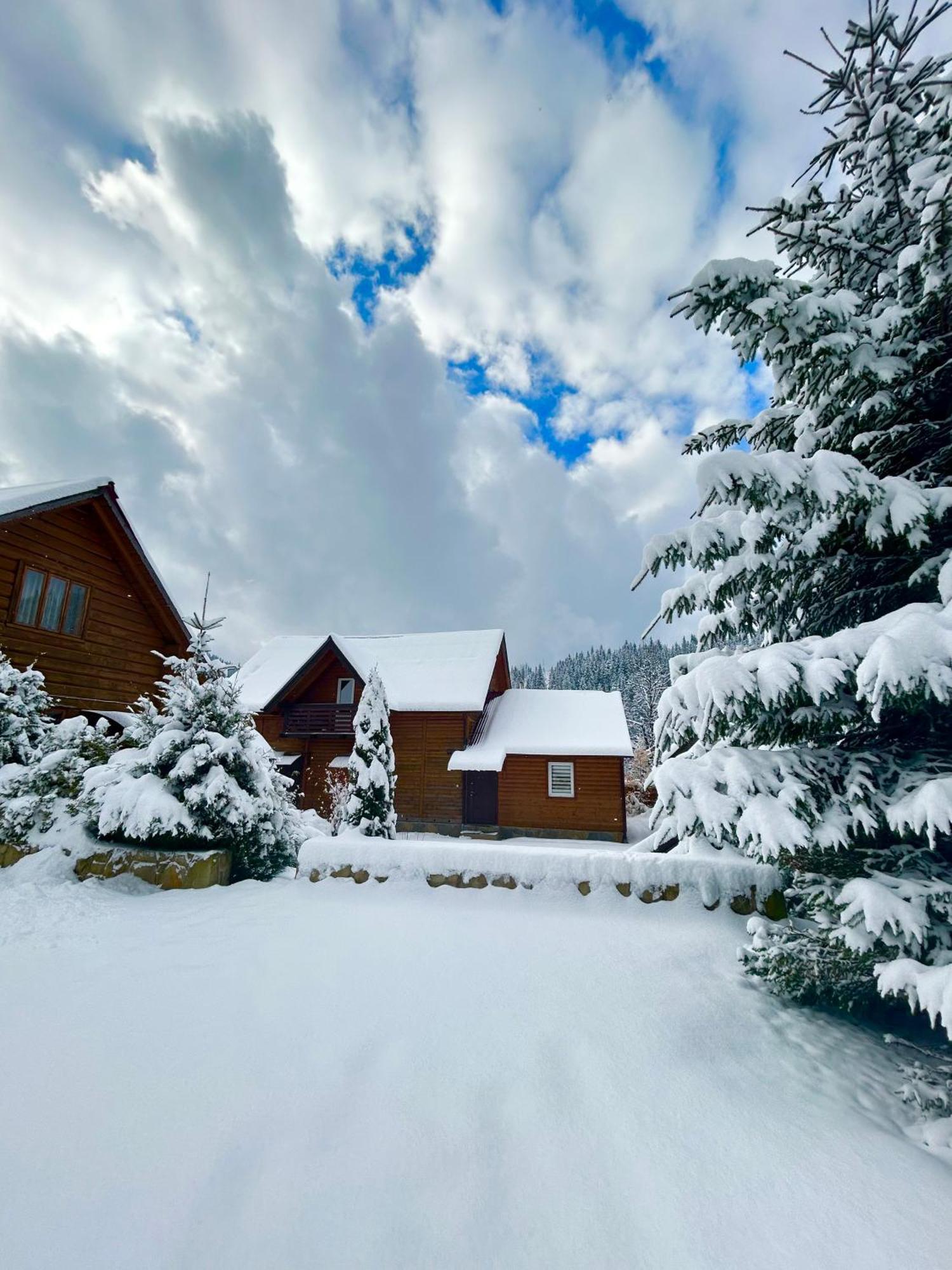 Guest House Kaspiy Bukovel Bagian luar foto